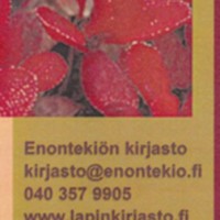 Kirjanmerkki - Enontekiön kirjasto